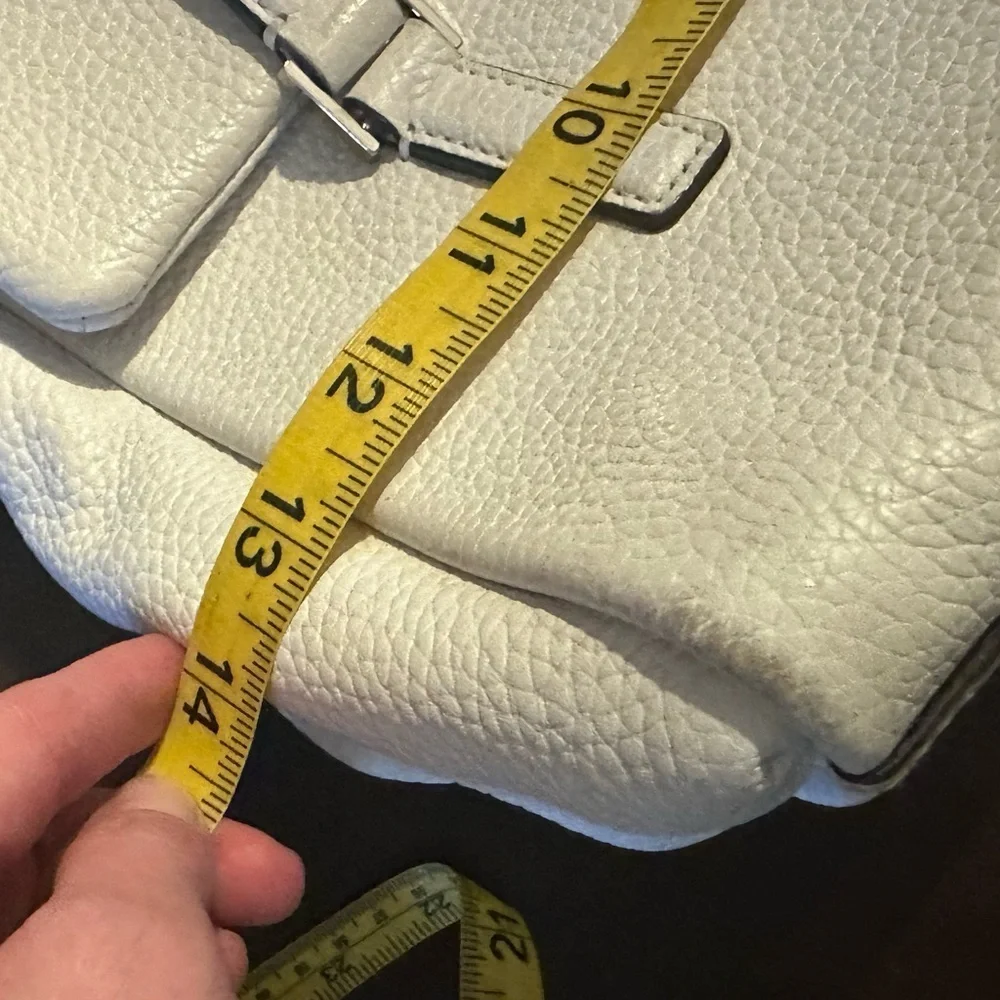 Kate Spade White Leather Tote Bag